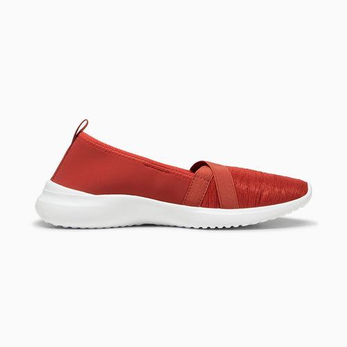 Adelina Mars Red-Alpine Snow- White - Side Profile - Medial