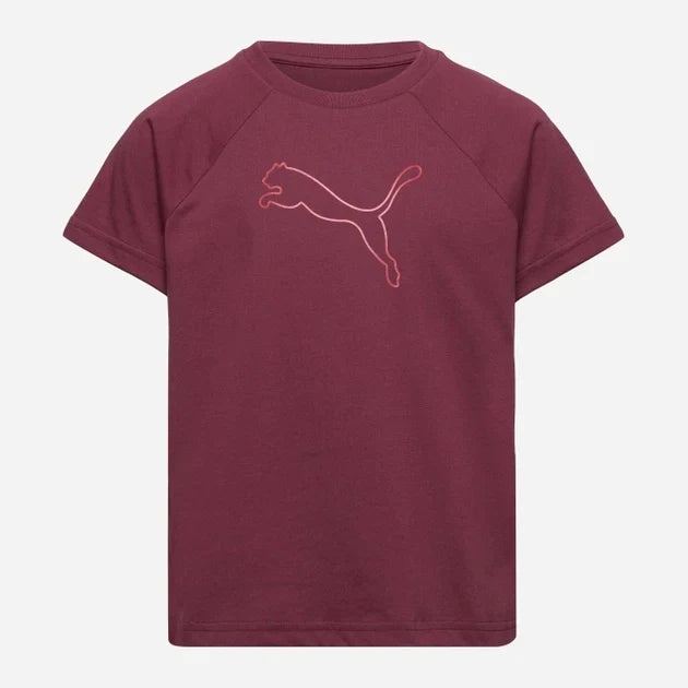 PUMA MOTION Tee Youth - Dark Jasper
