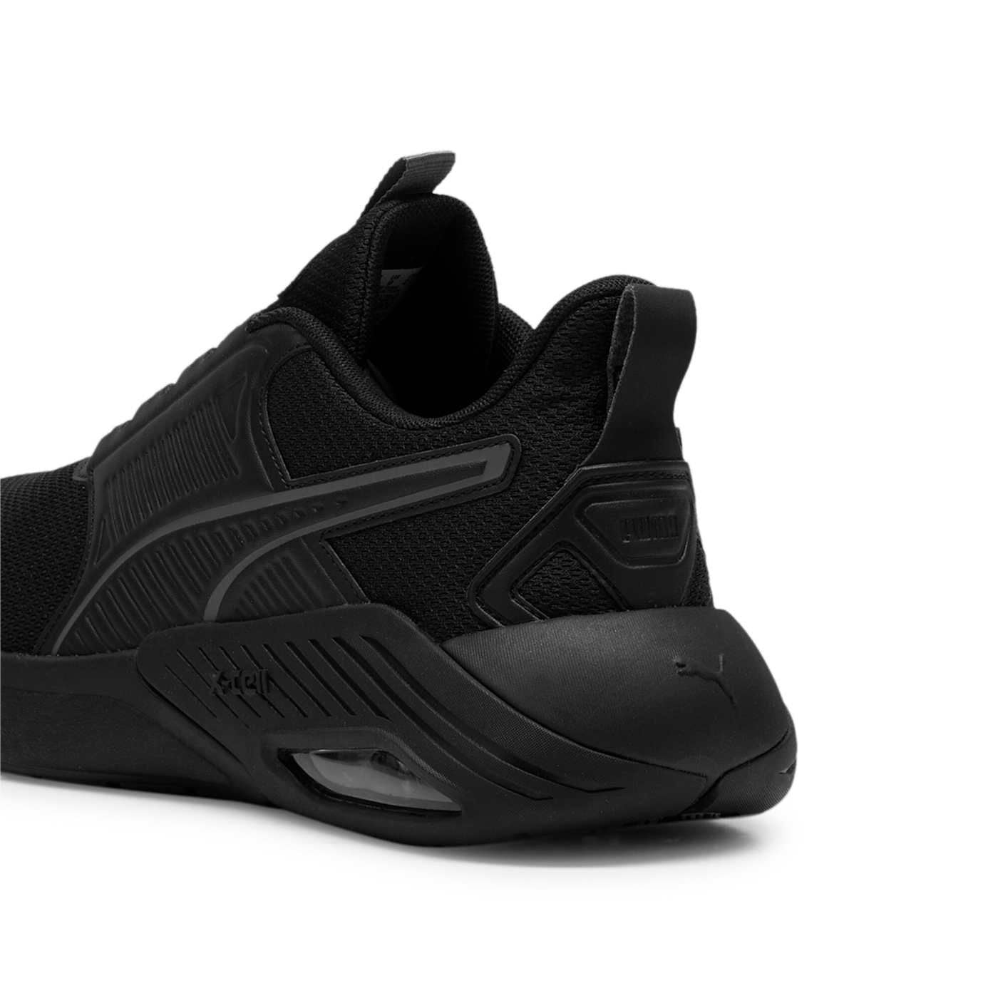 X-Cell Nova FS Men's Shoes - PUMA Black-Cool Dark Gray - Back / Heel View