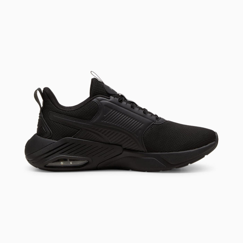 X-Cell Nova FS Men's Shoes - PUMA Black-Cool Dark Gray - Side Profile - Medial
