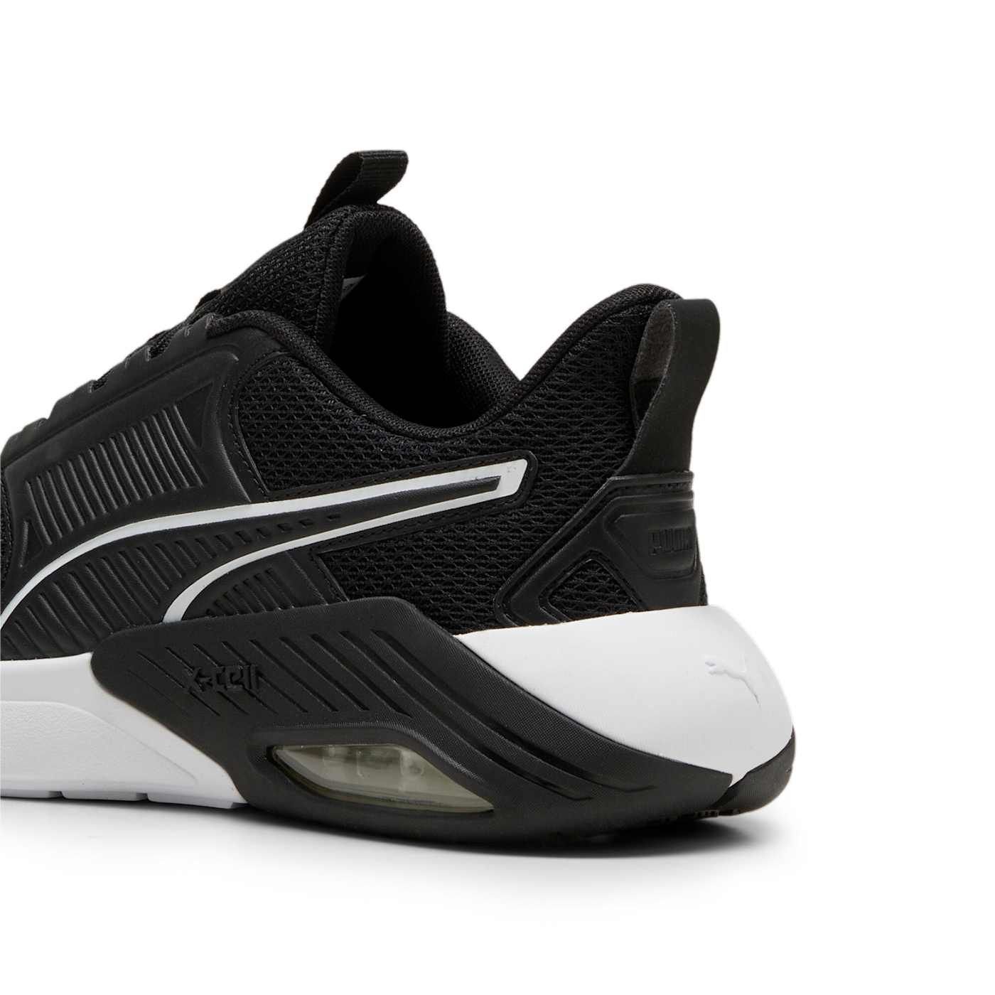 X-Cell Nova FS Men's Shoes - PUMA Black-PUMA White - Back / Heel View