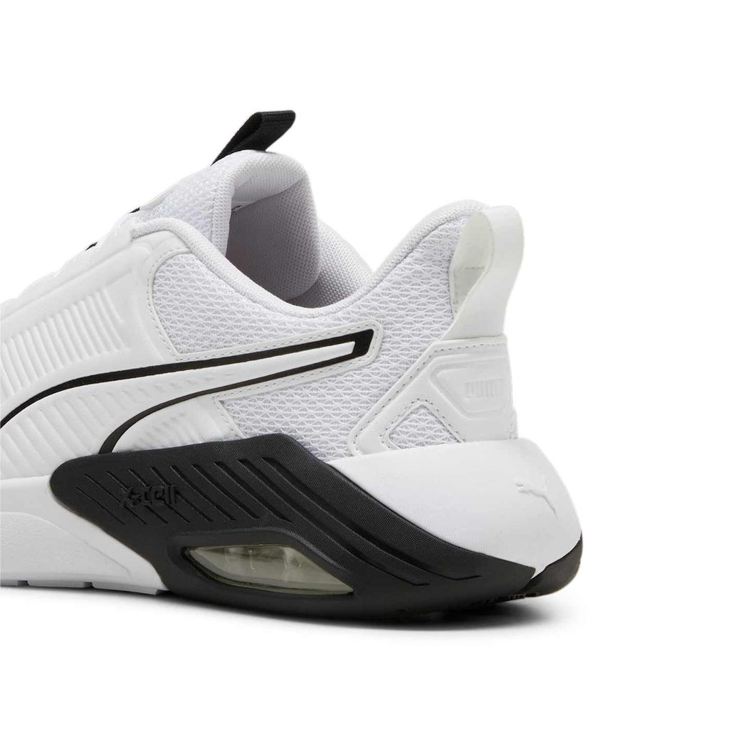 X-Cell Nova FS Men's Shoes - PUMA White-PUMA Black - Back / Heel View