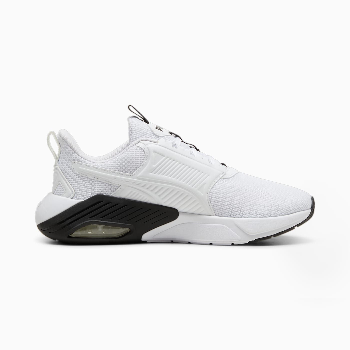 X-Cell Nova FS Men's Shoes - PUMA White-PUMA Black - Side Profile - Medial