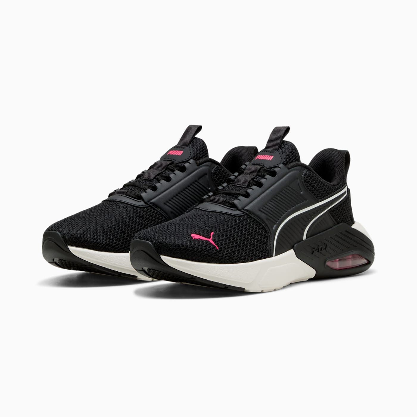 X-Cell Nova FS Women's Shoes - PUMA Black-Warm White-Pur - Clean Studio Shot