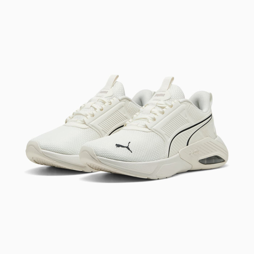 X-Cell Nova FS Women's Shoes - Warm White-PUMA Black-Ros - Clean Studio Shot