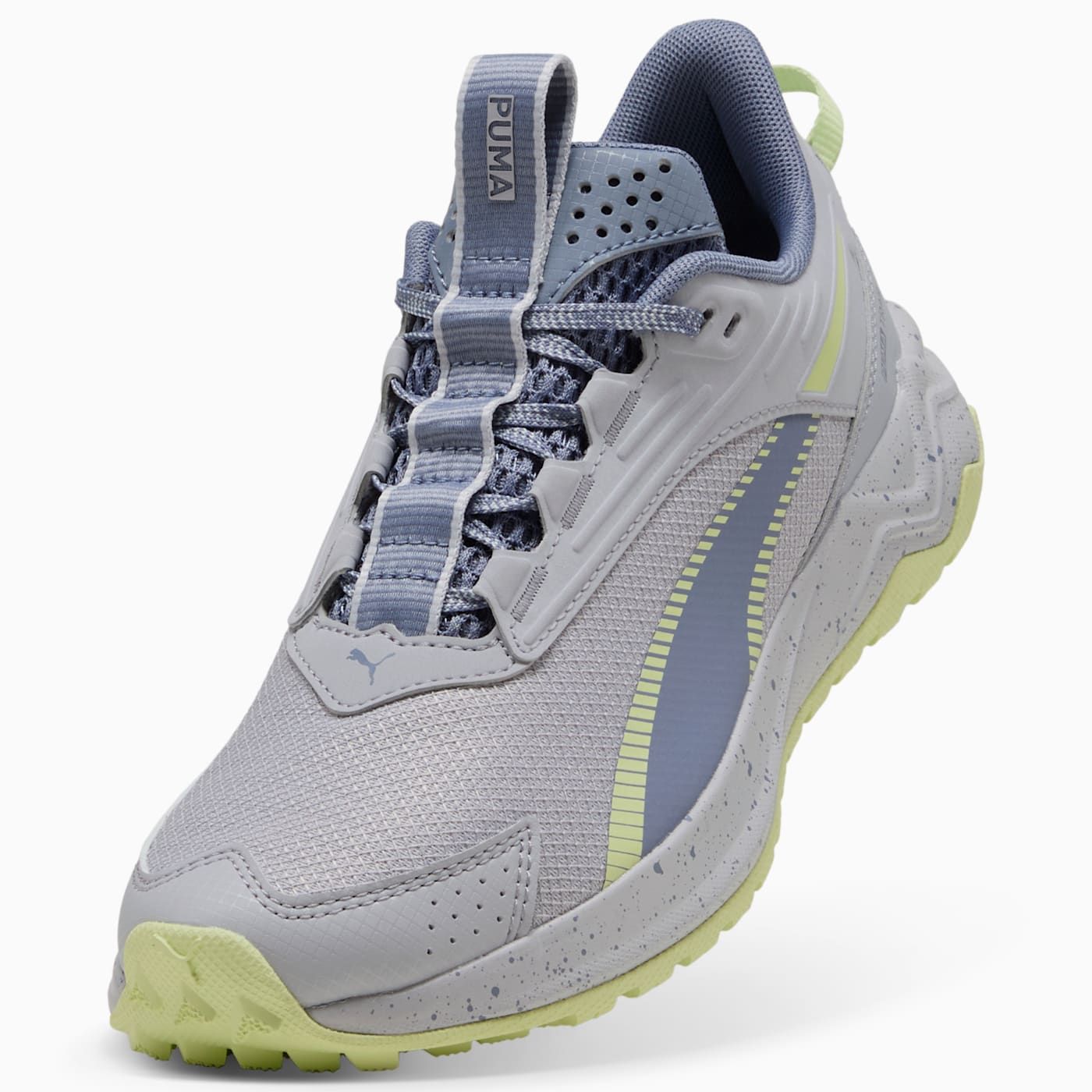 Extend Lite Trail Women's Shoes - Vibrant Silver-Gray Sk - Angled Studio / Lifestyle Shot