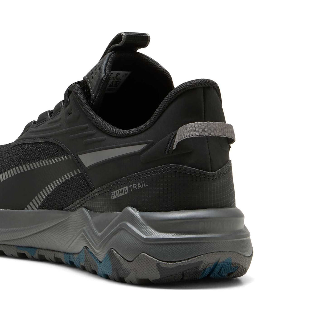 Extend Lite Trail Men's Shoes - PUMA Black-Cool Dark G - Back / Heel View
