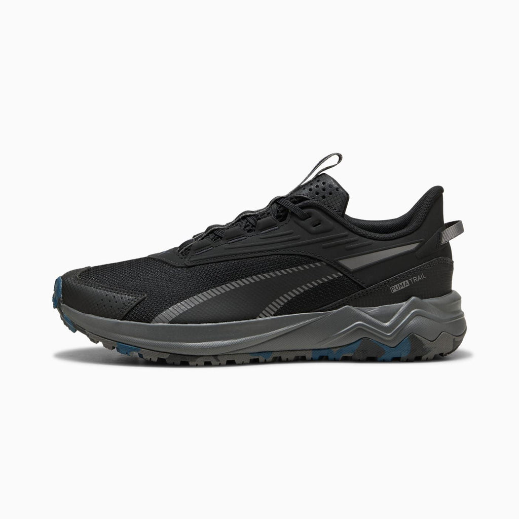 Extend Lite Trail Men's Shoes - PUMA Black-Cool Dark G - Side Profile - Lateral