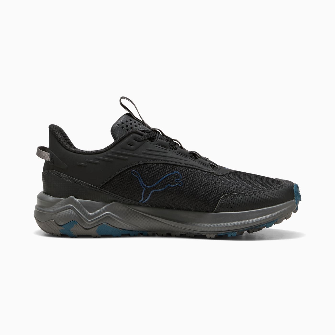 Extend Lite Trail Men's Shoes - PUMA Black-Cool Dark G - Side Profile - Medial