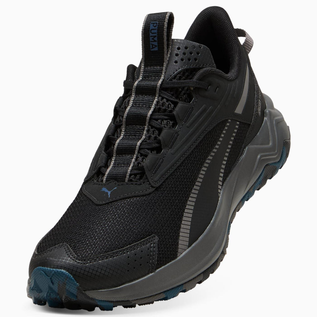 Extend Lite Trail Men's Shoes - PUMA Black-Cool Dark G - Angled Studio / Lifestyle Shot
