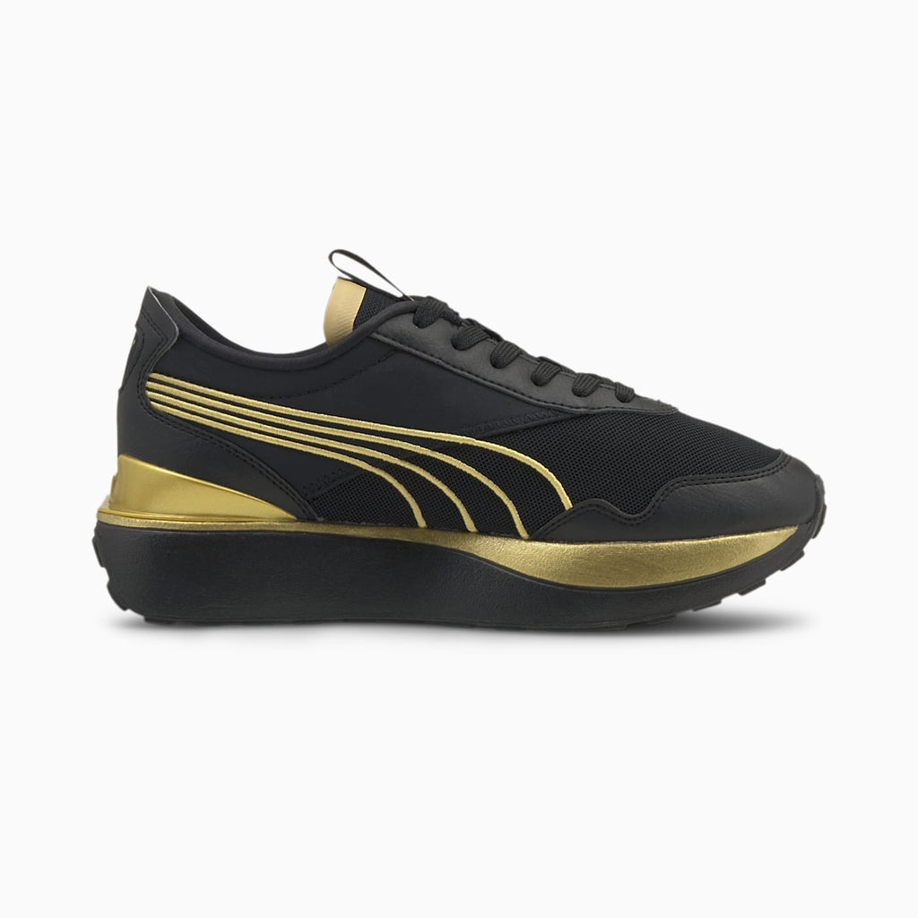 Cruise Rider Metal Women's Puma Black-Puma - Side Profile - Medial