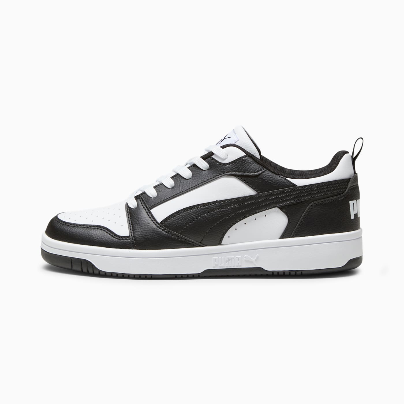 Rebound v6 Low PUMA White-PUMA Black-PUM - Side Profile - Lateral