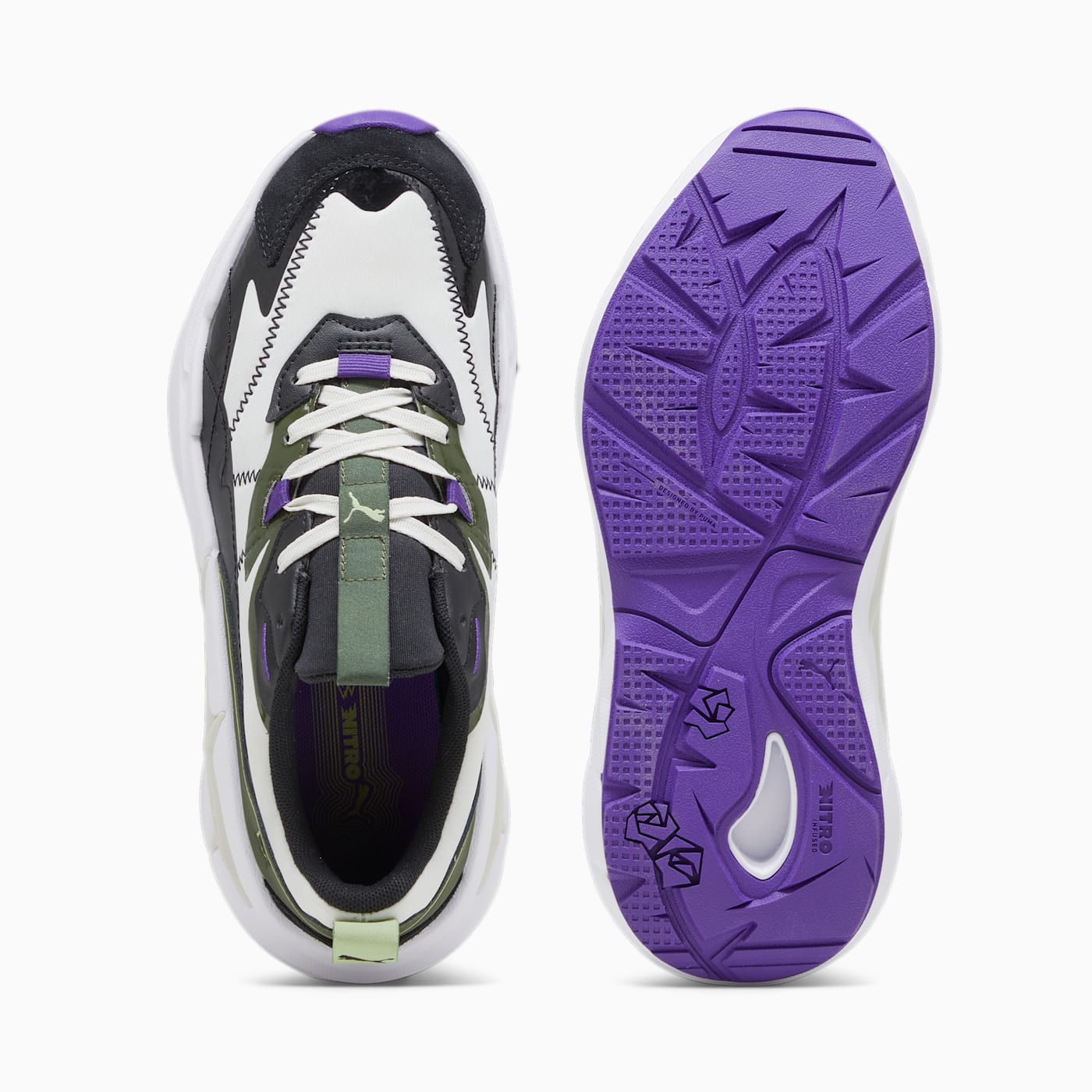 Spina Nitro Infuse Wns Sedate Gray-Myrtl - Top View and Outsole