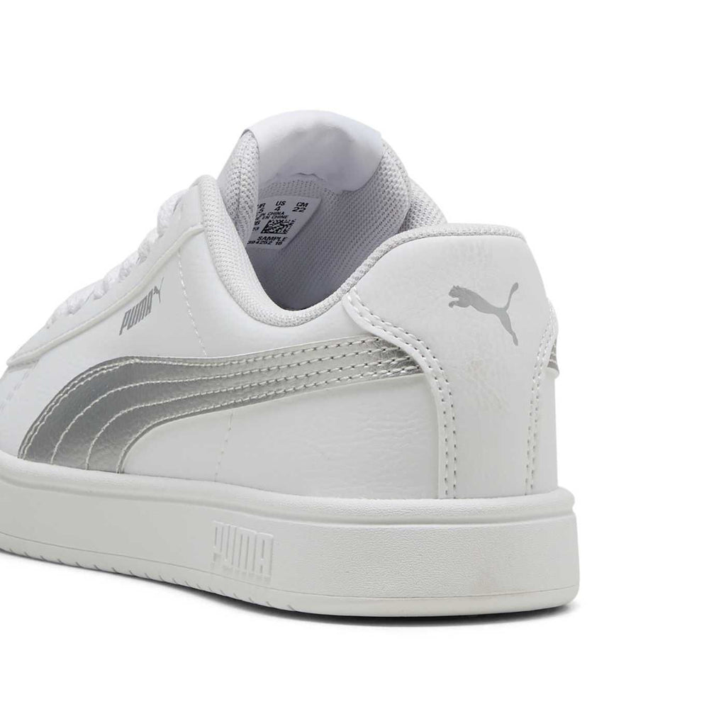 PUMA Rickie Classic Kids' Shoes - PUMA White-PUMA S - Back / Heel View