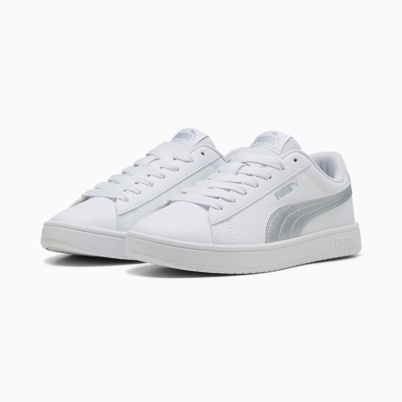 PUMA Rickie Classic Kids' Shoes - PUMA White-PUMA S - Clean Studio Shot
