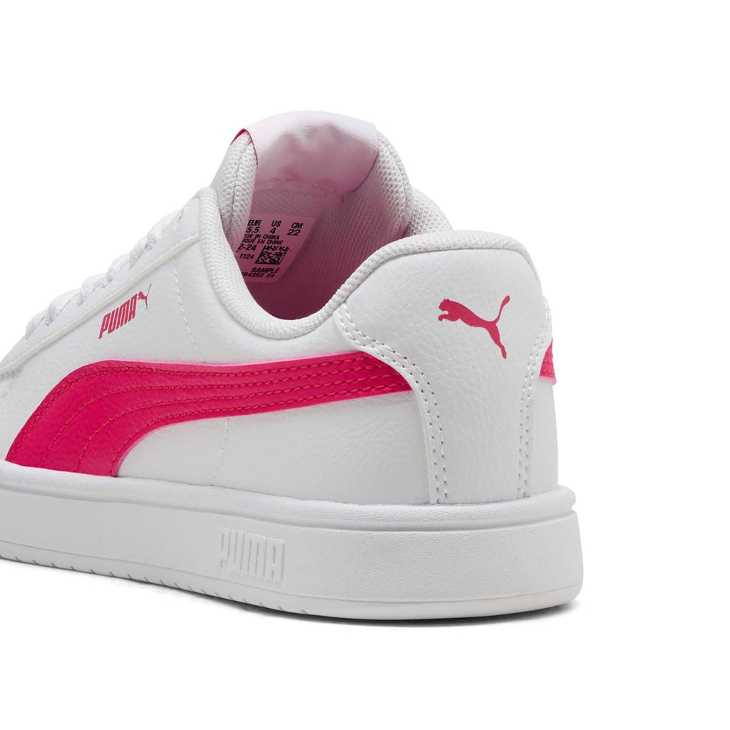 PUMA Rickie Classic Kids' Shoes - PUMA White-PUMA P - Back / Heel View