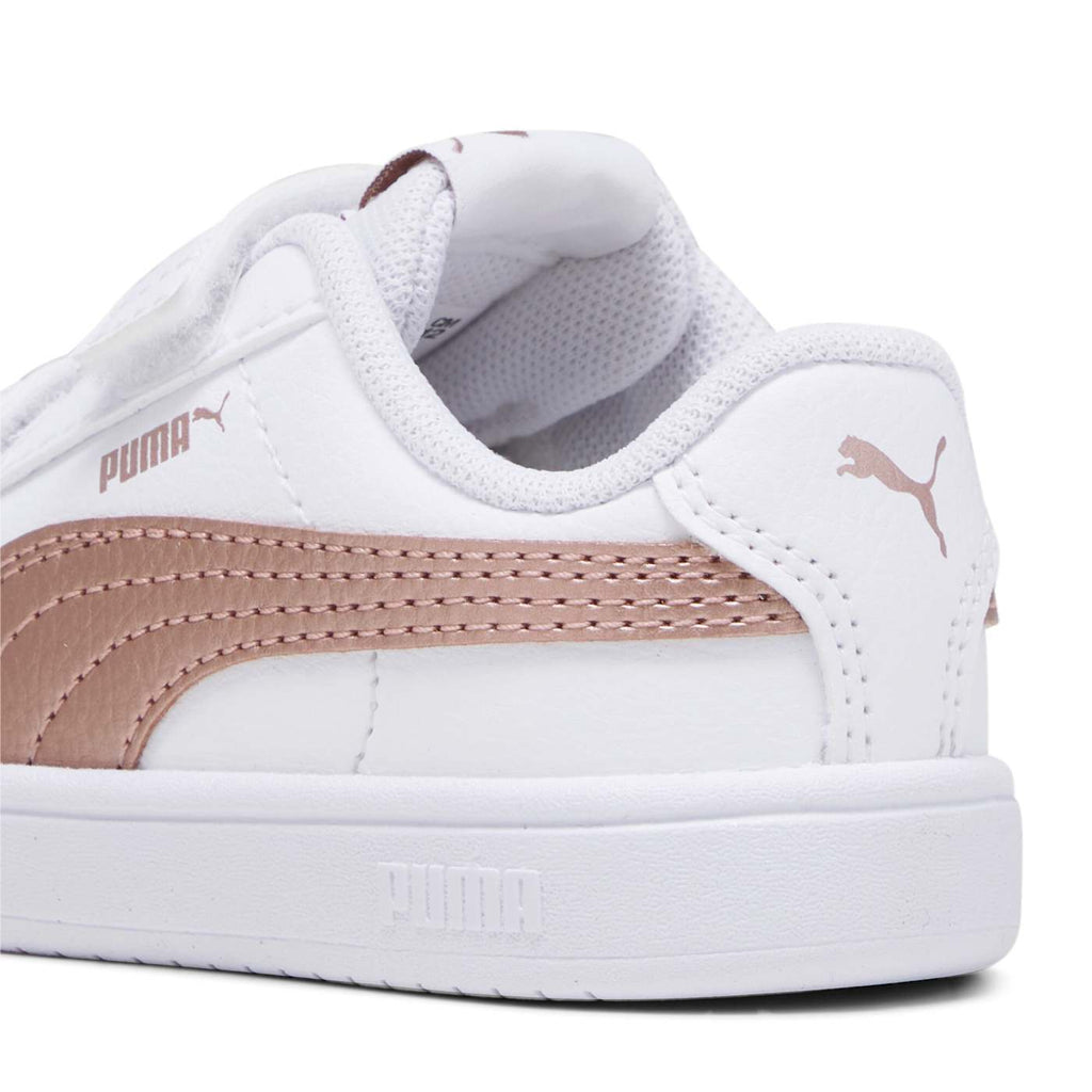 PUMA Rickie Classic V Infant Shoes - PUMA White-Ros - Back / Heel View