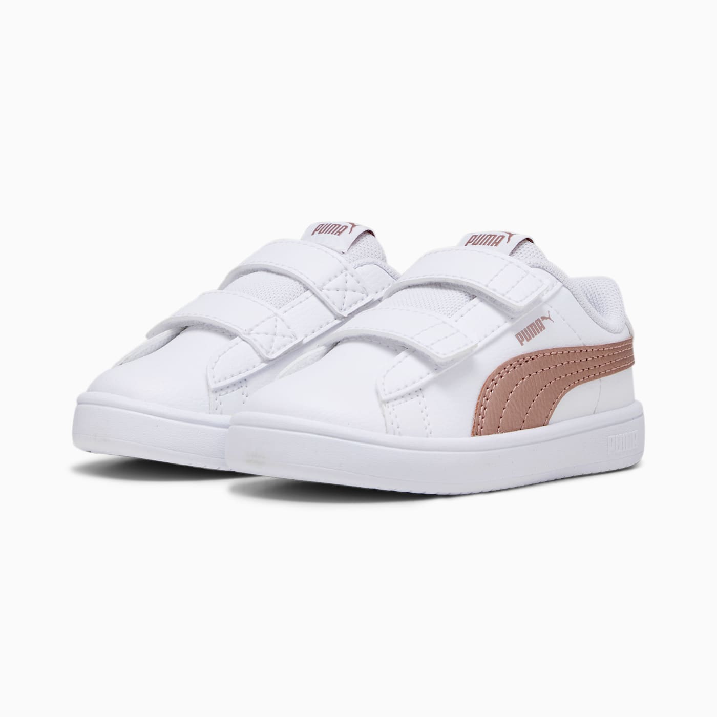 PUMA Rickie Classic V Infant Shoes - PUMA White-Ros - Clean Studio Shot