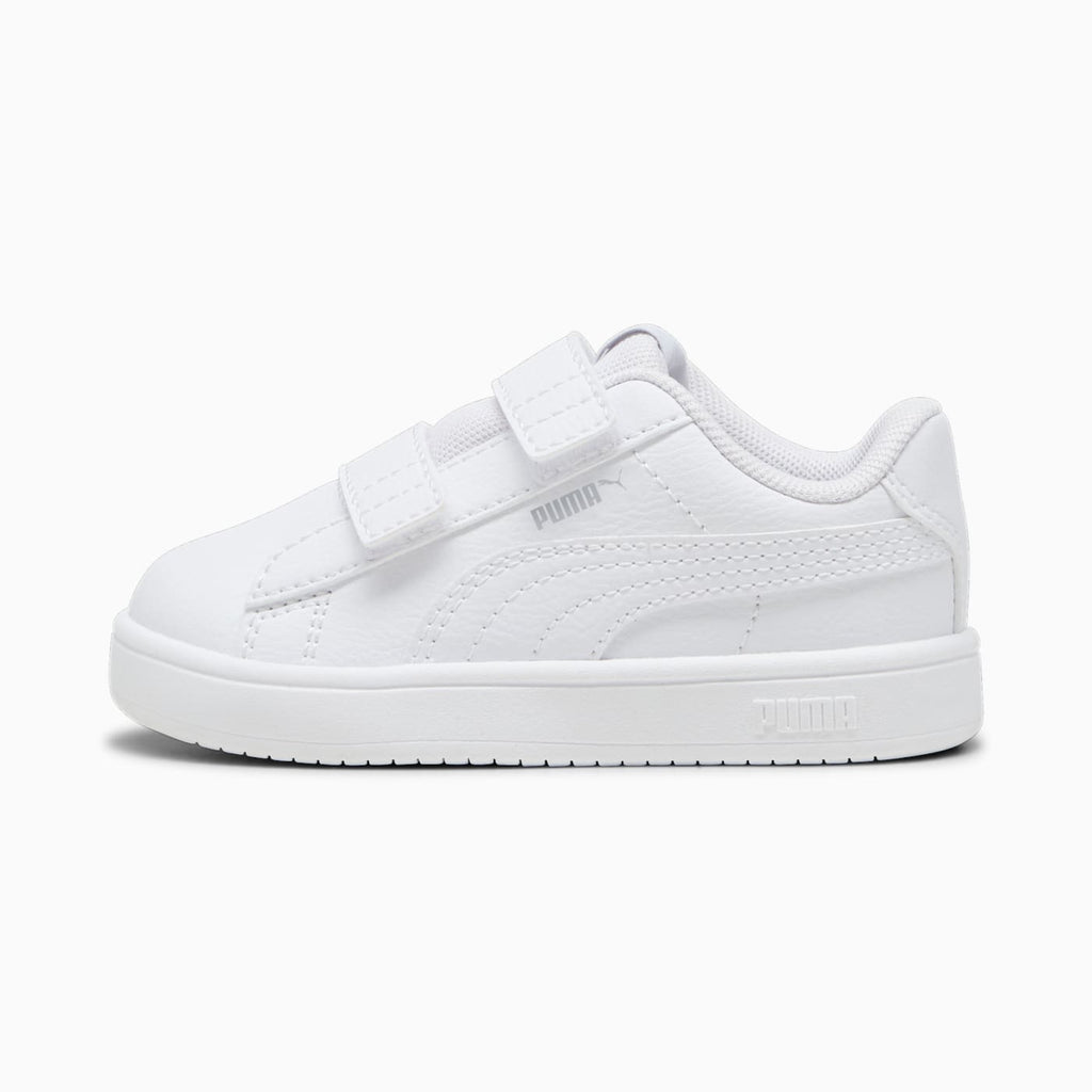 PUMA Rickie Classic V Infant Shoes - PUMA White-PUM - Side Profile - Lateral