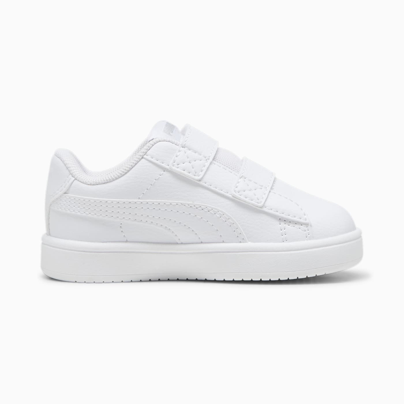 PUMA Rickie Classic V Infant Shoes - PUMA White-PUM - Side Profile - Medial