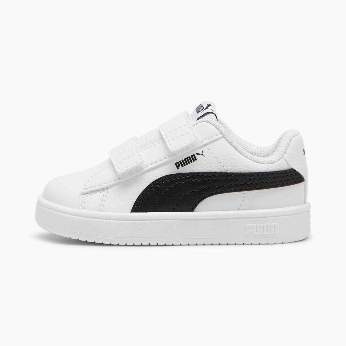 PUMA Rickie Classic V Infant Shoes - PUMA White-PUM - Side Profile - Lateral