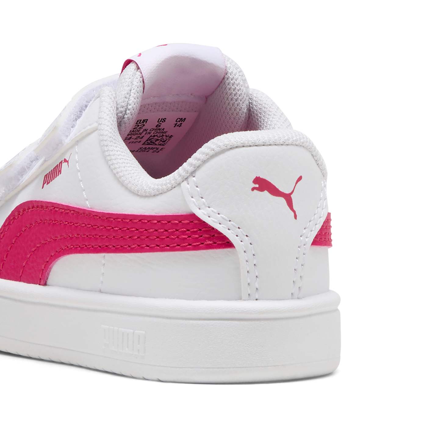 PUMA Rickie Classic V Infant Shoes - PUMA White-PUM - Back / Heel View