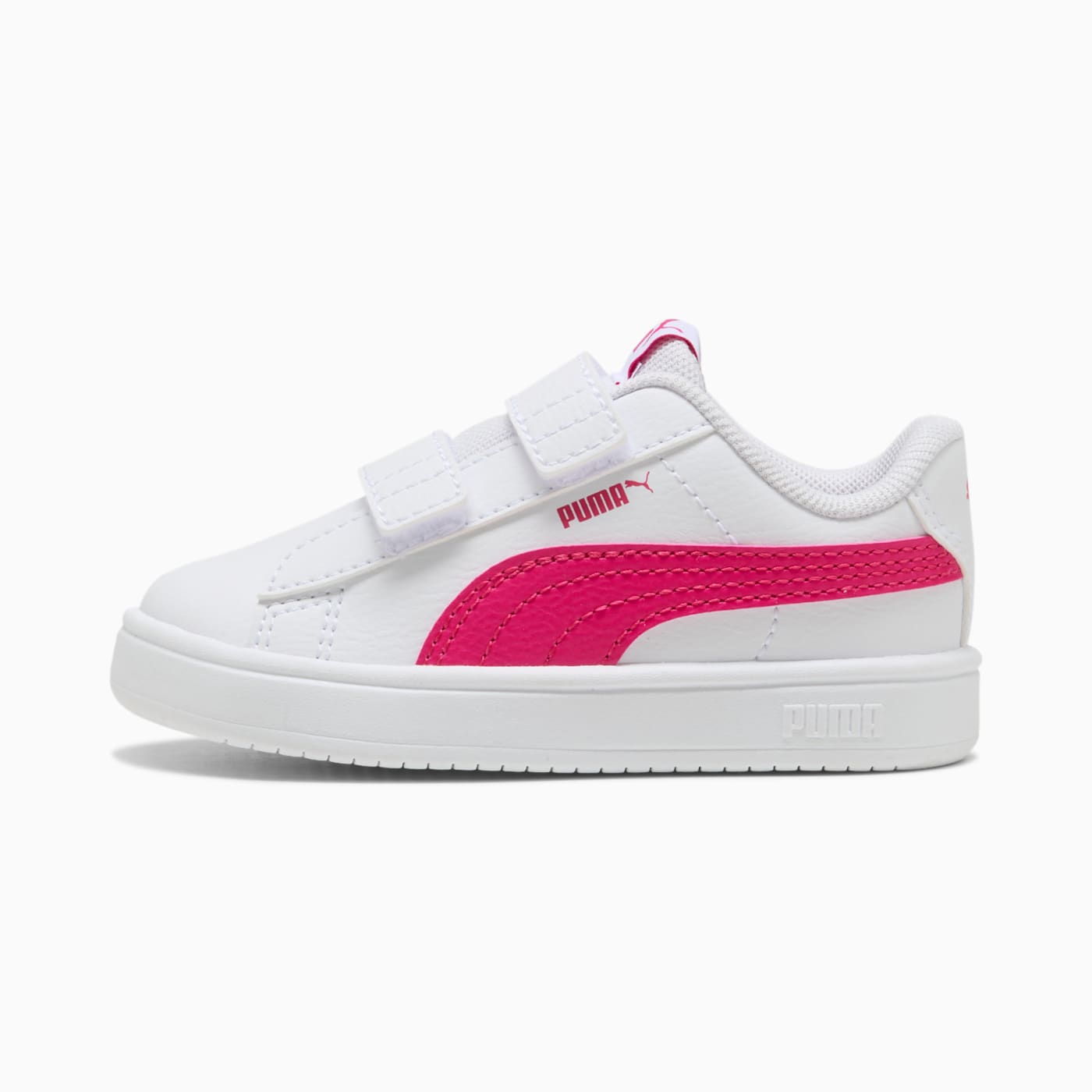 PUMA Rickie Classic V Infant Shoes - PUMA White-PUM - Side Profile - Lateral