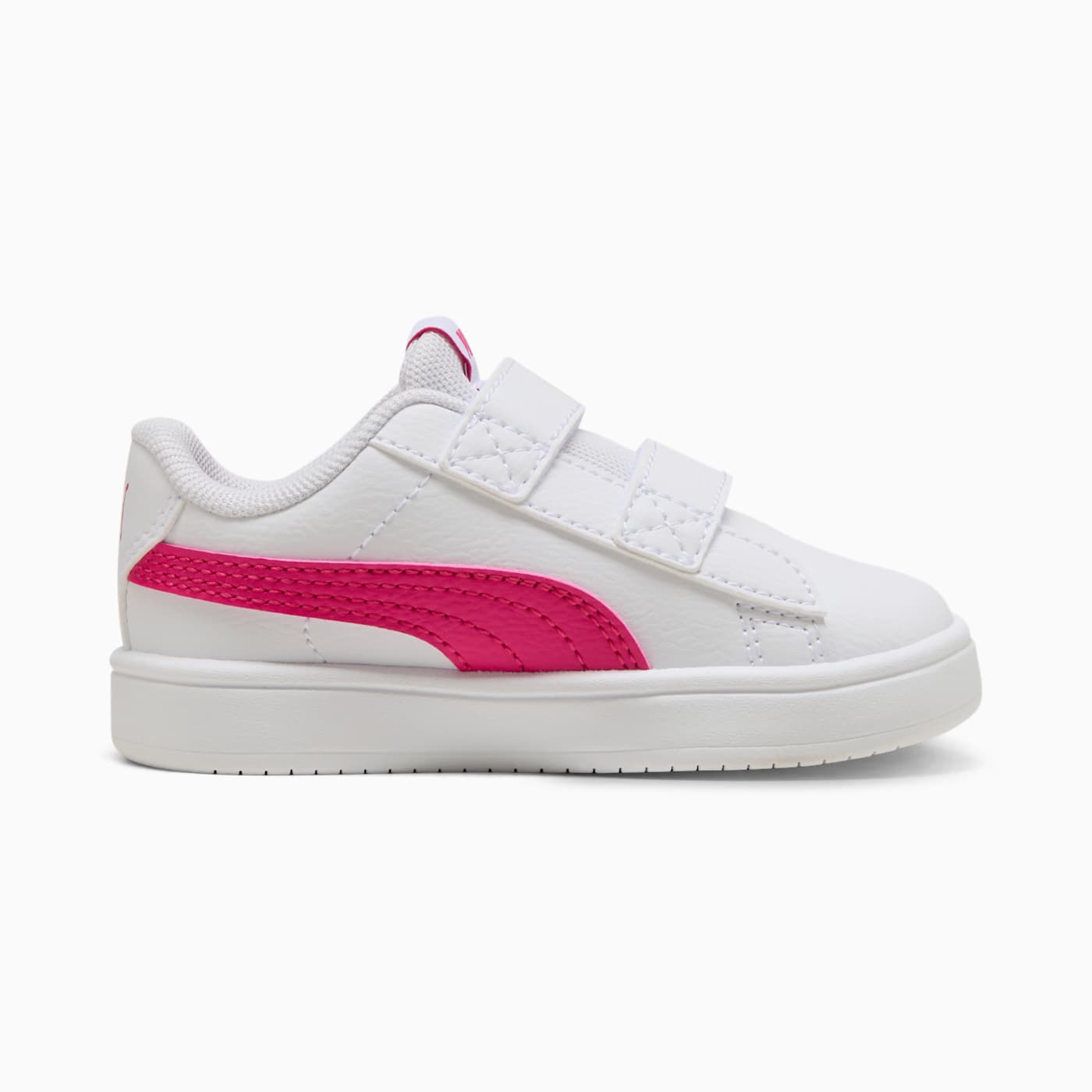 PUMA Rickie Classic V Infant Shoes - PUMA White-PUM - Side Profile - Medial