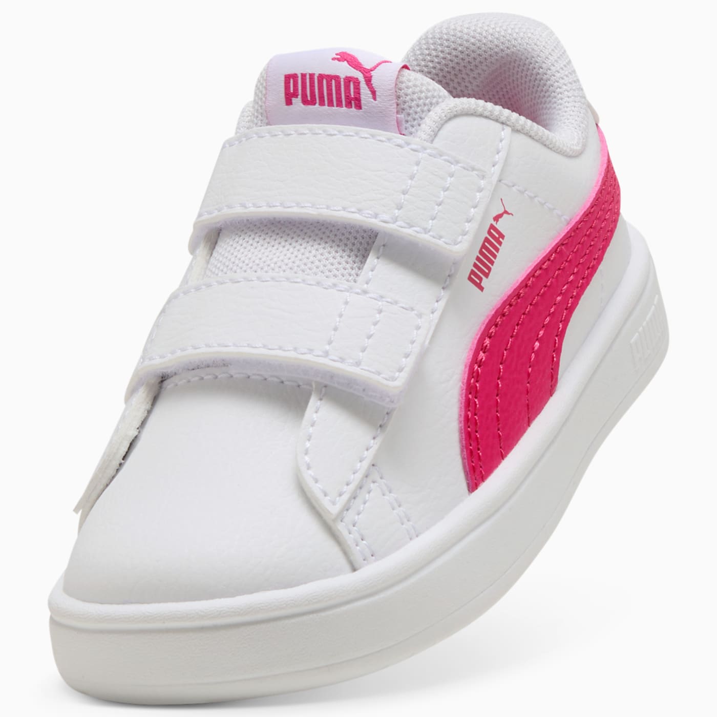 PUMA Rickie Classic V Infant Shoes - PUMA White-PUM - Angled Studio / Lifestyle Shot