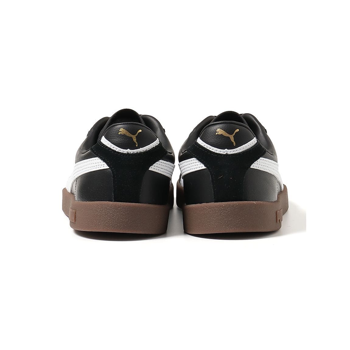 PUMA Club II Era 39744702 black white rear heel view