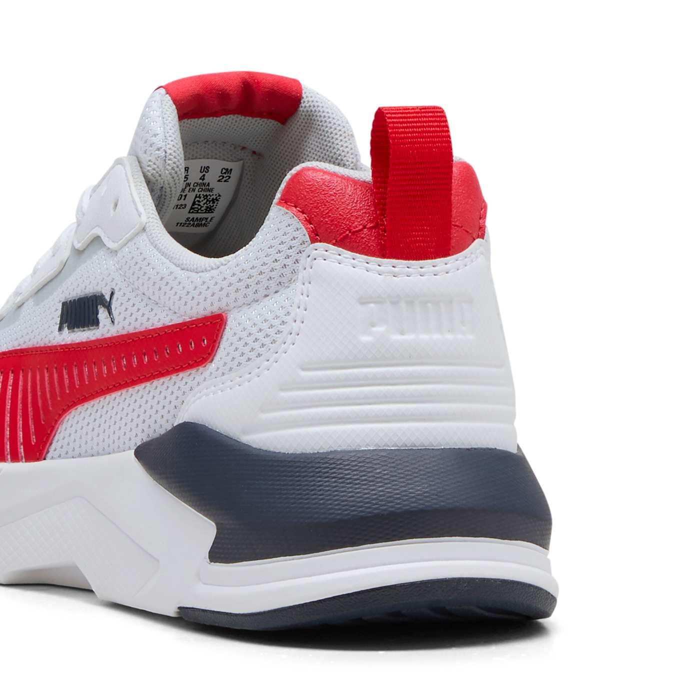 X-Ray 3 LT Kids' Shoes - PUMA White-For All Time Re - Back / Heel View