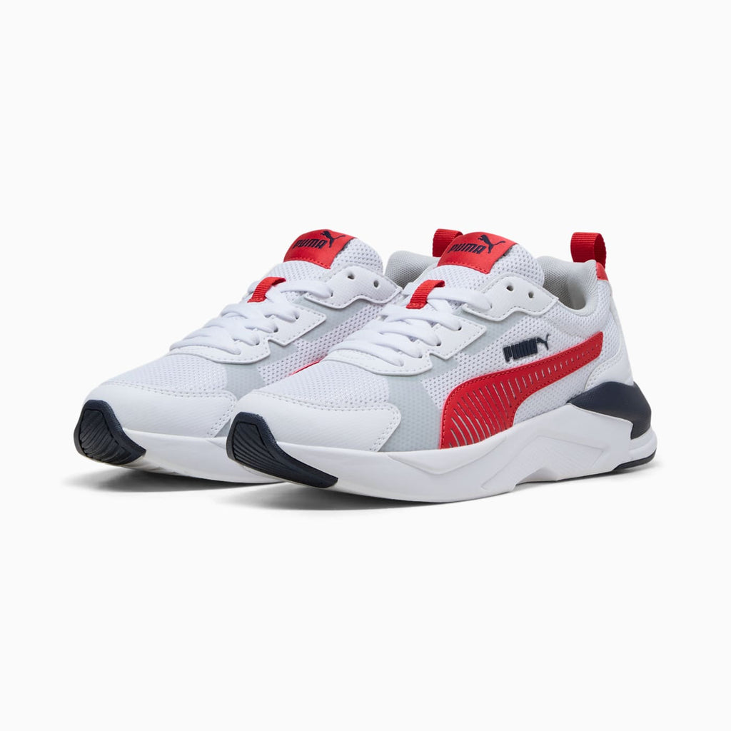 X-Ray 3 LT Kids' Shoes - PUMA White-For All Time Re - Clean Studio Shot
