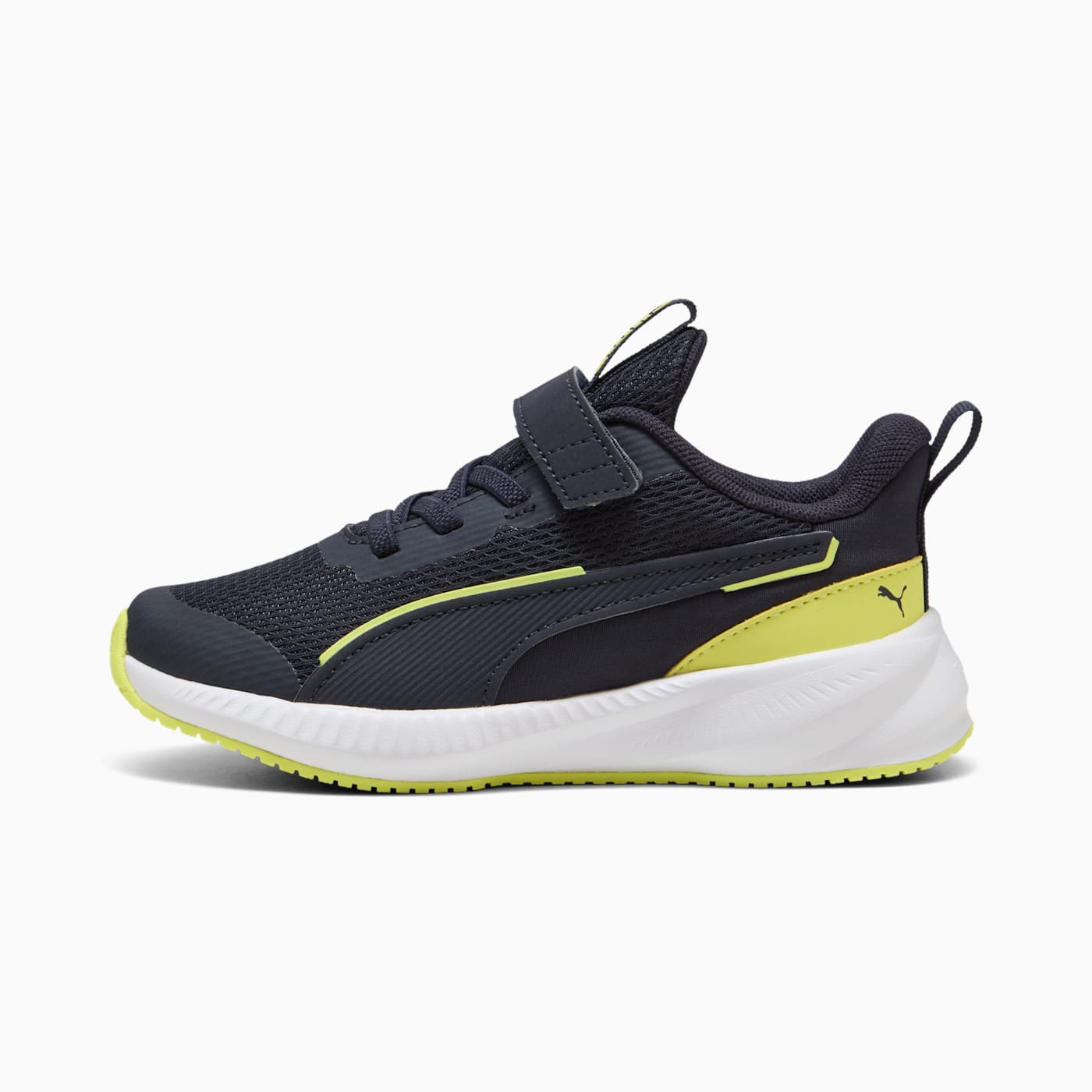 Flyer 3 AC+ Kids' Shoes - New Navy-Lemon Sherbert-P - Side Profile - Lateral