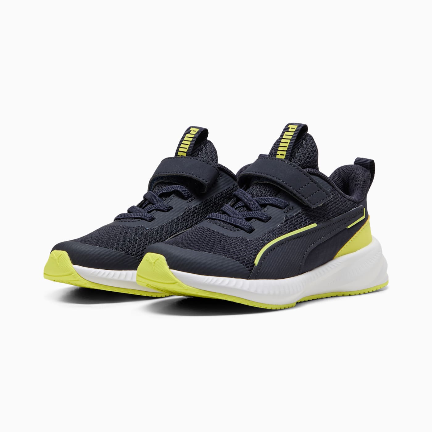 Flyer 3 AC+ Kids' Shoes - New Navy-Lemon Sherbert-P - Clean Studio Shot