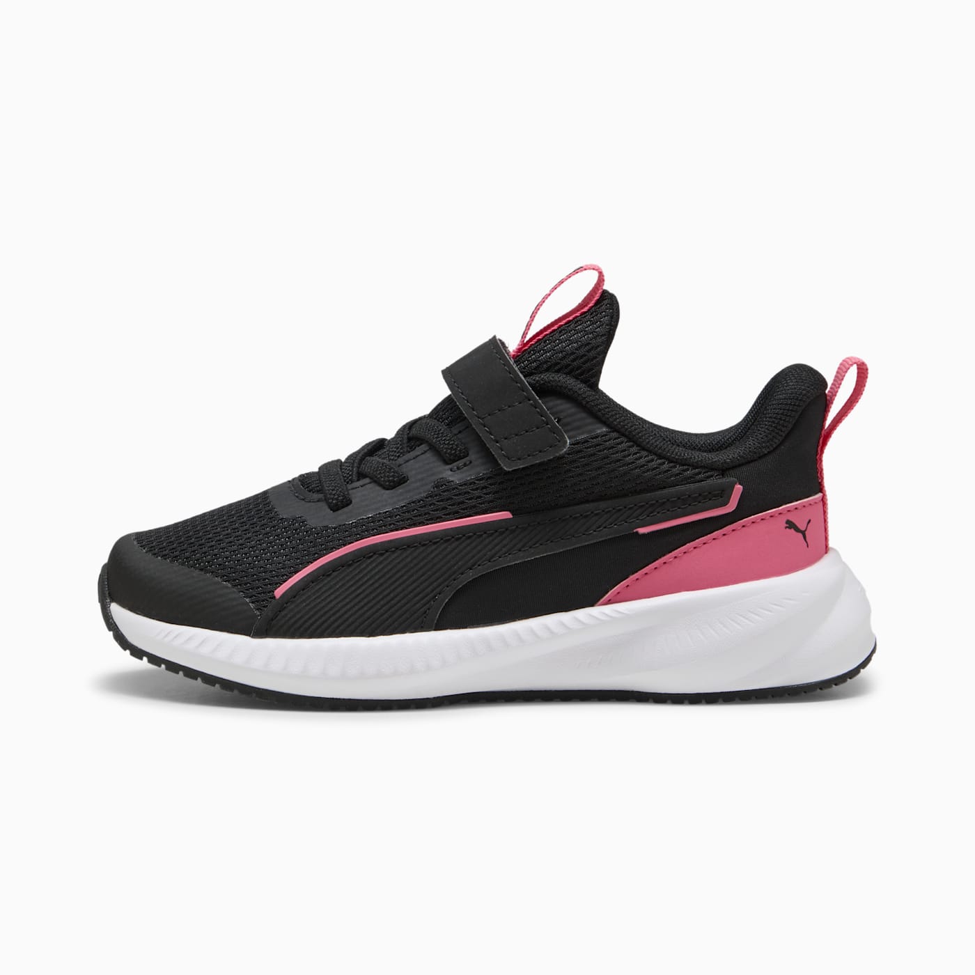 Flyer 3 AC+ Kids' Shoes - PUMA Black-Magic Rose-PUM - Side Profile - Lateral