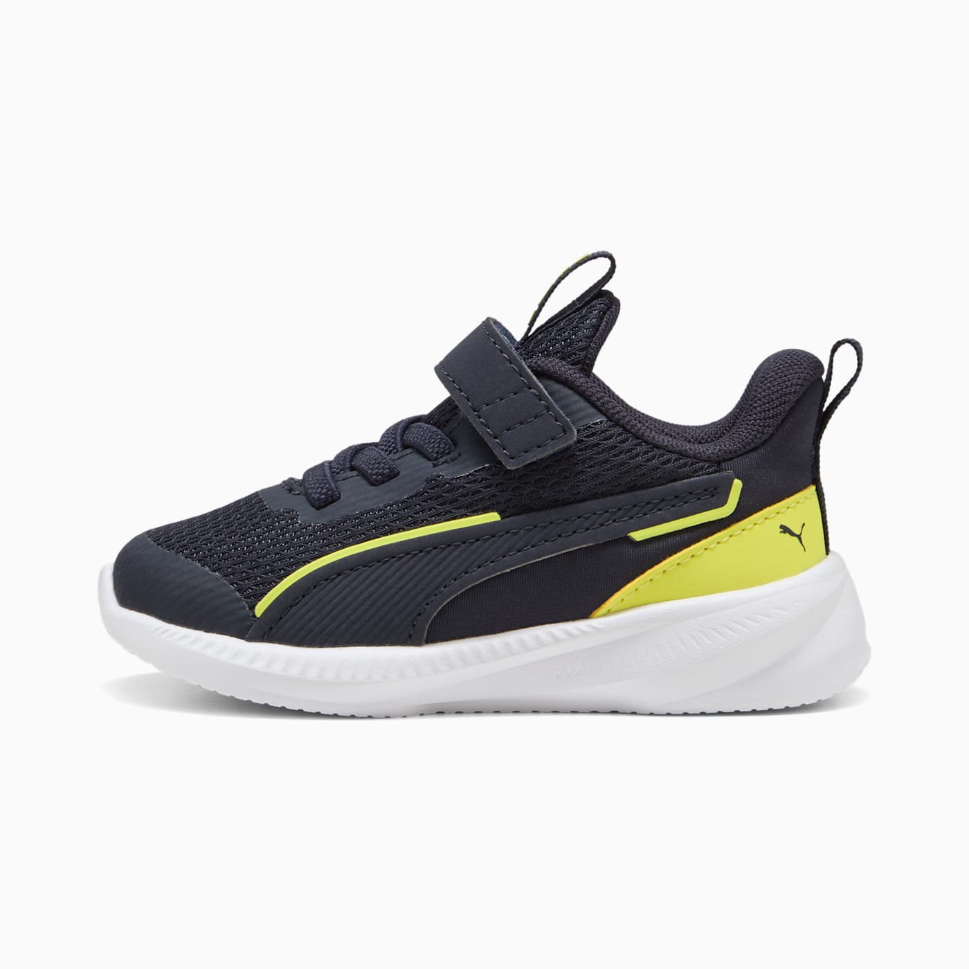 Flyer 3 AC+ Infant Shoes - New Navy-Lemon Sherbert- - Side Profile - Lateral