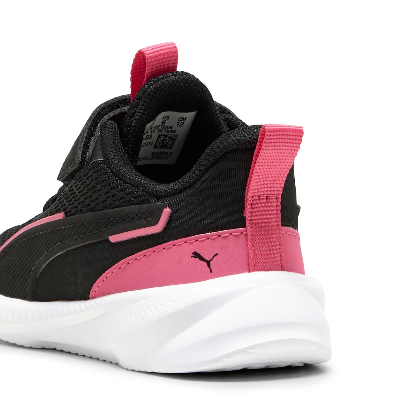 Flyer 3 AC+ Infant Shoes - PUMA Black-Magic Rose-PU - Back / Heel View