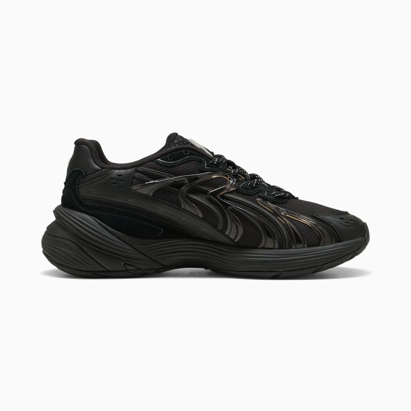 Inverse Upgrade Men's Shoes - PUMA Black-PUMA Silver-F - Side Profile - Medial