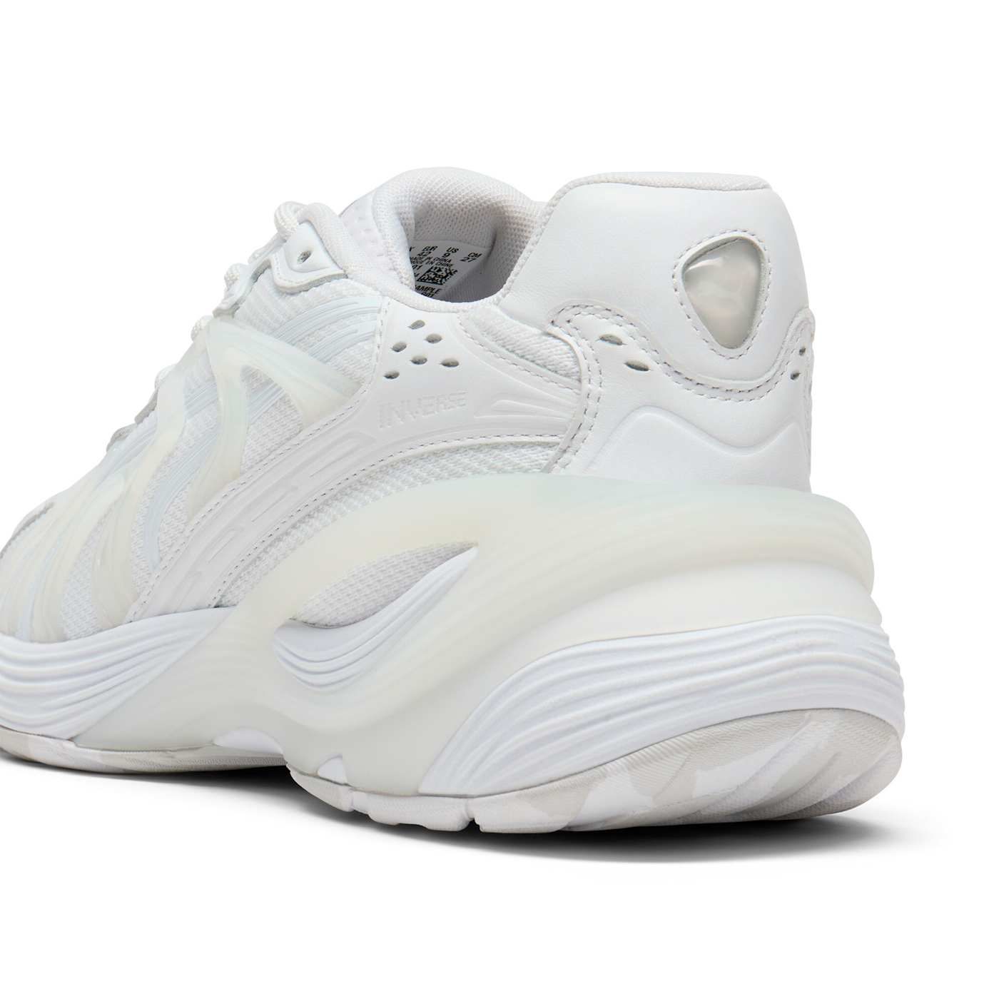 Inverse Echo Men's Shoes - PUMA White-Feather Gray - Back / Heel View