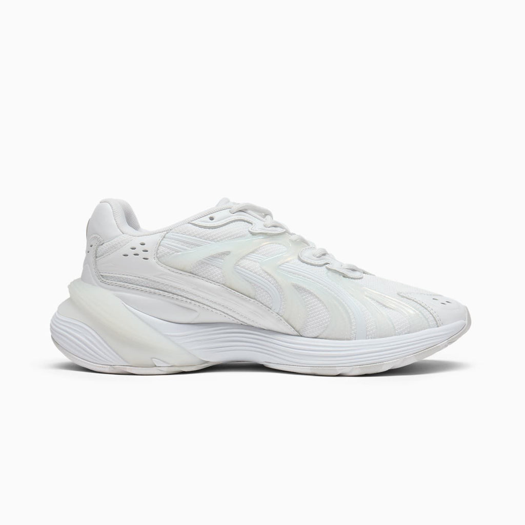 Inverse Echo Men's Shoes - PUMA White-Feather Gray - Side Profile - Medial