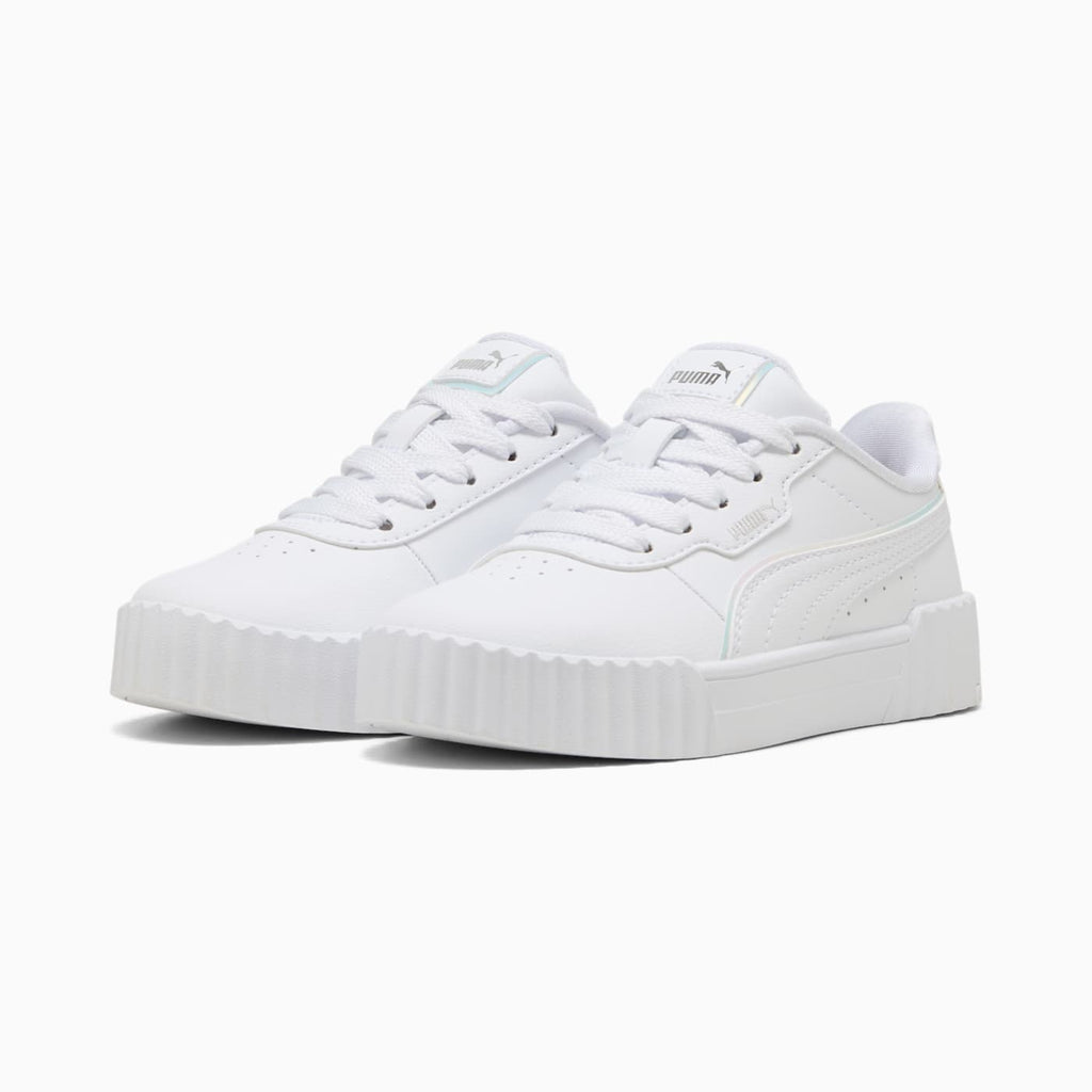 Carina 3.0 Holo 2.0 Kids' Shoes - PUMA White-PUMA S - Clean Studio Shot