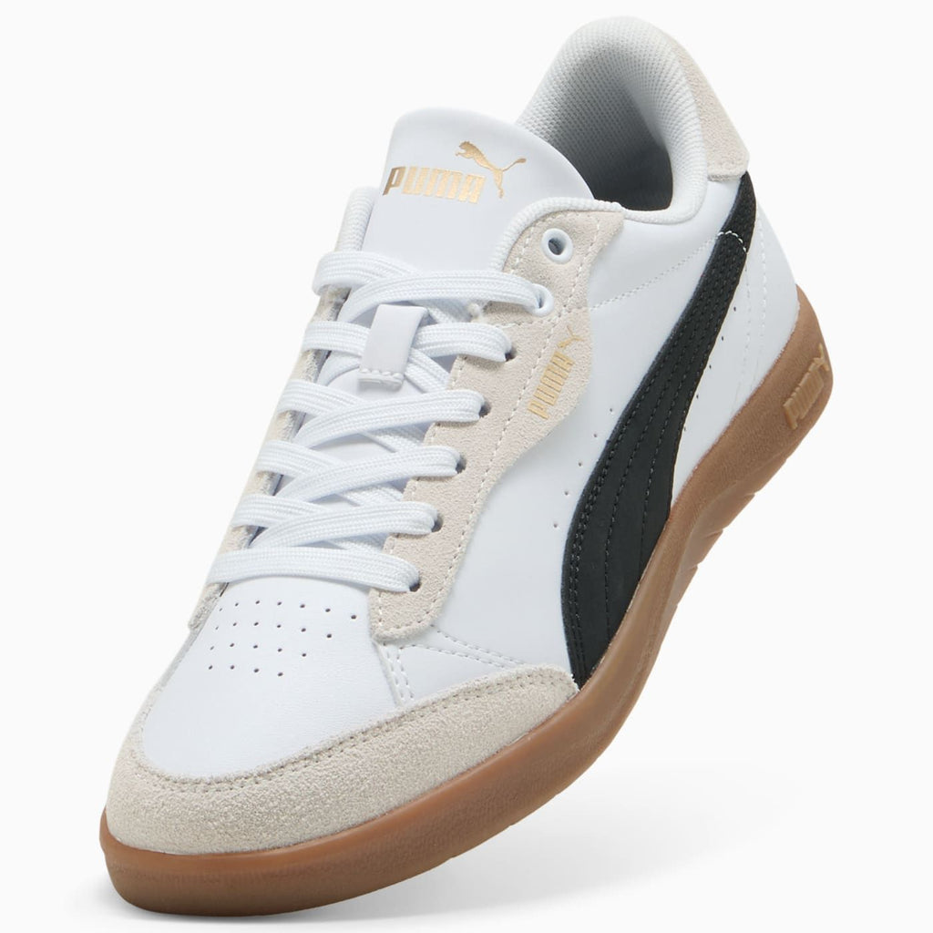 Vikky Star OG Women's Shoes - PUMA White-PUMA Black-Vapo - Angled Studio / Lifestyle Shot