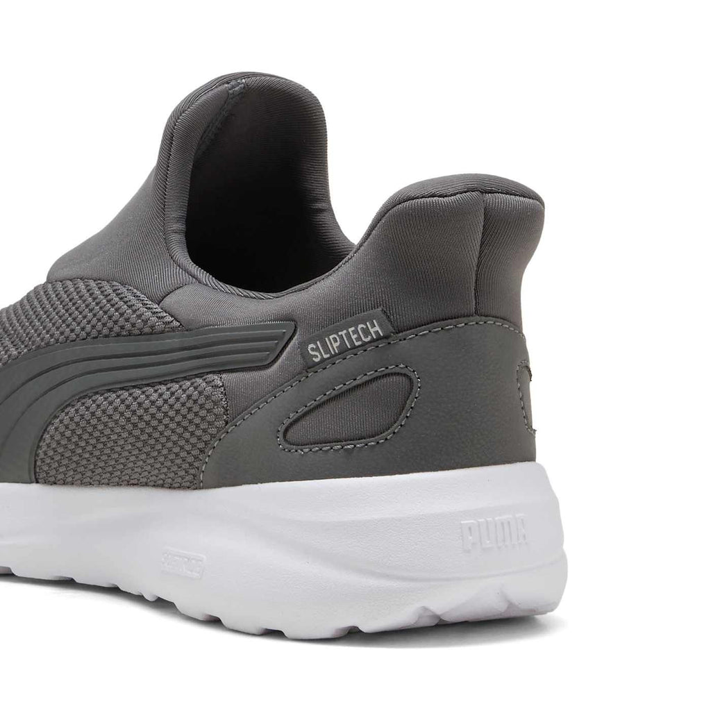 SOFTRIDE COSMIC SLIPTECH Men's Shoes - Cool Dark Gray - Back / Heel View