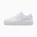 Carina Mia Women's Shoes - PUMA White-PUMA Gold - Side Profile - Lateral