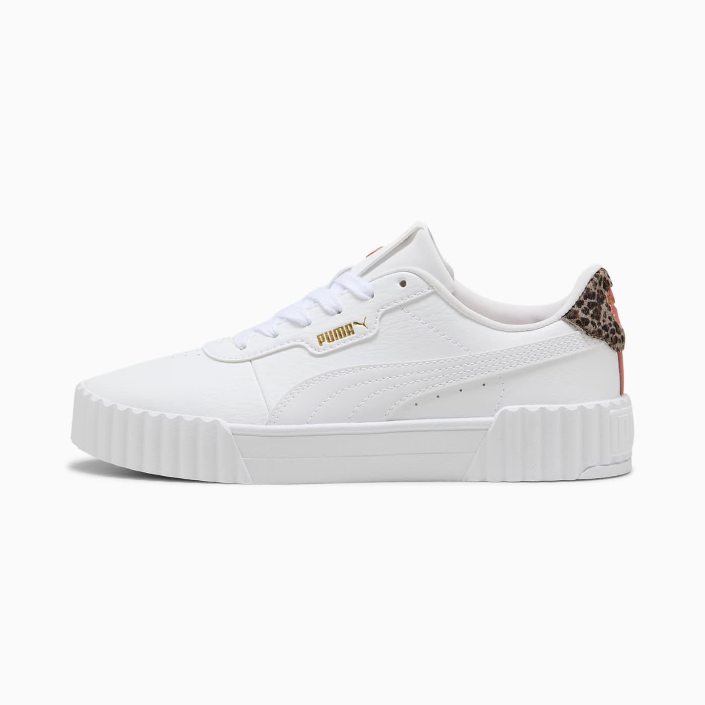 Carina 3.0 Animal Flair Women's Shoes - PUMA White-PUMA - Side Profile - Lateral