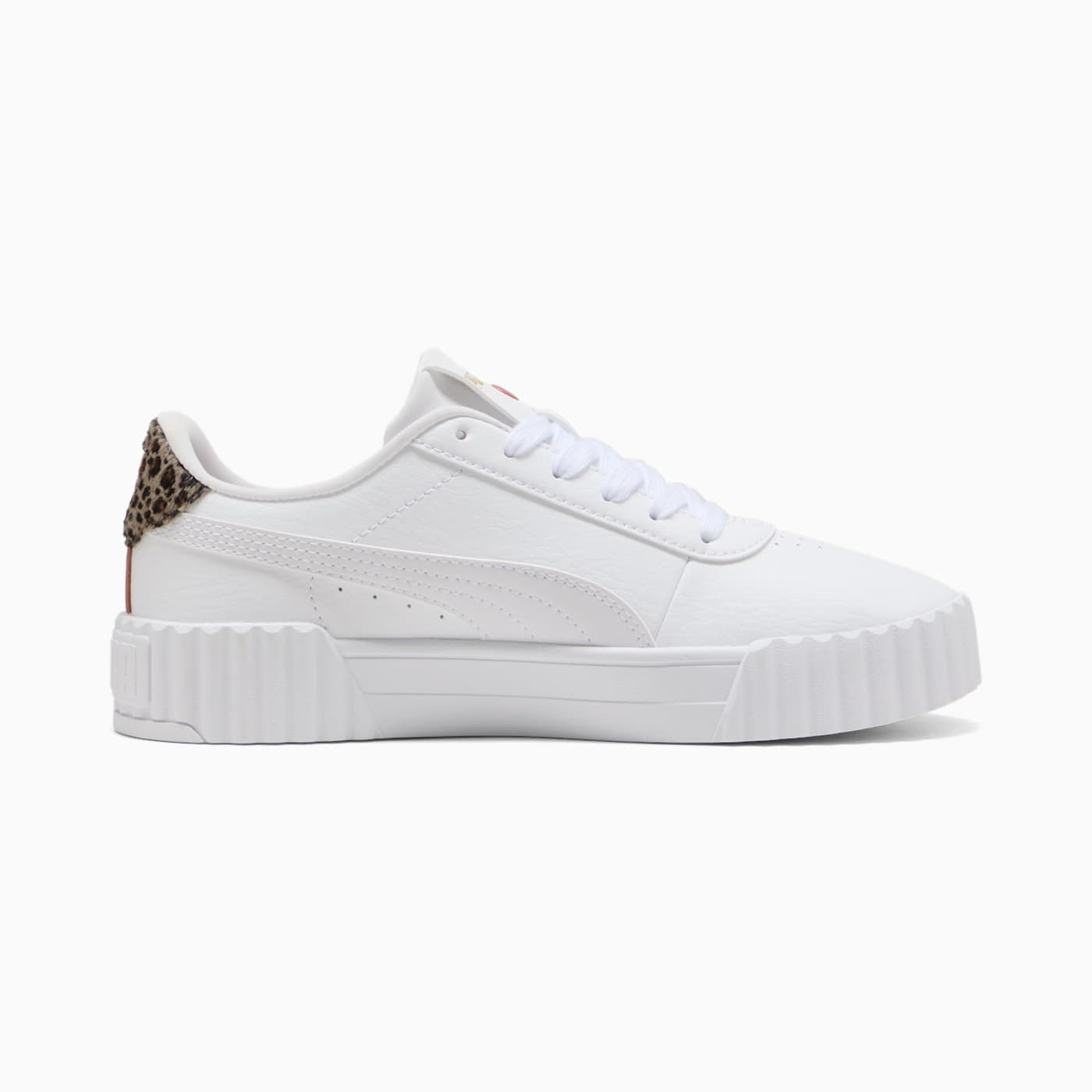 Carina 3.0 Animal Flair Women's Shoes - PUMA White-PUMA - Side Profile - Medial
