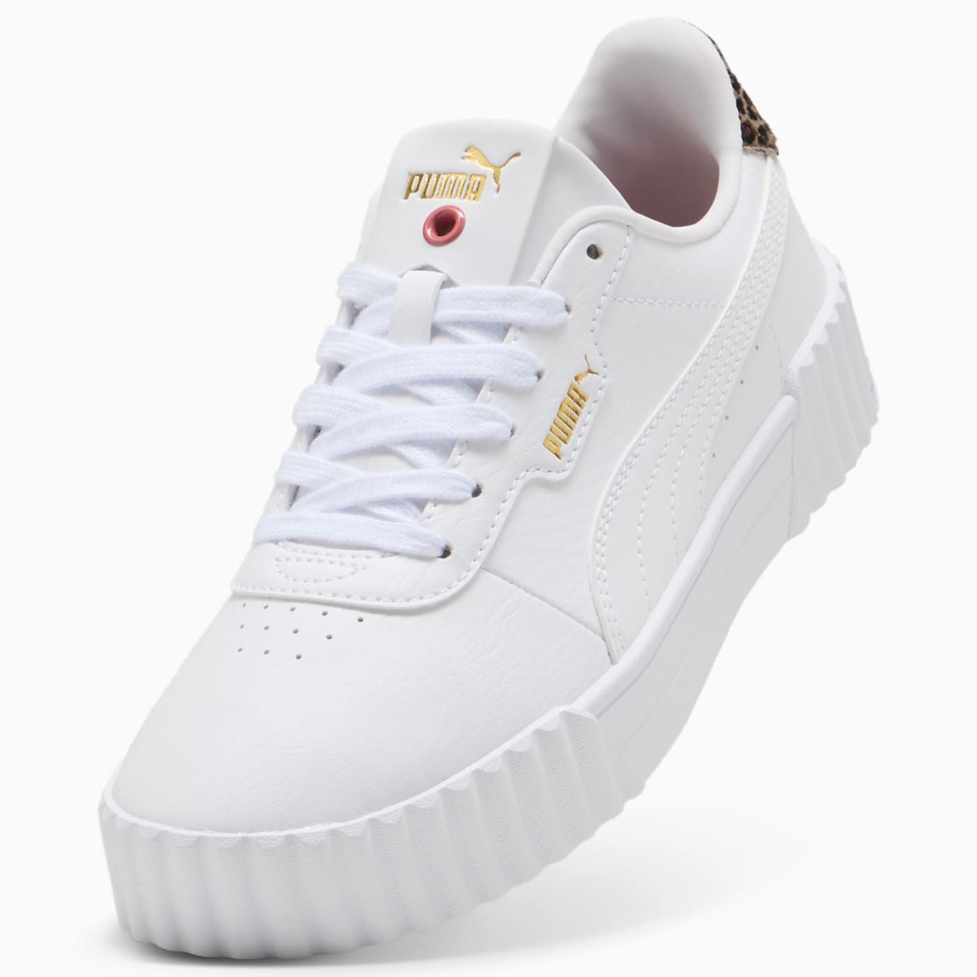 Carina 3.0 Animal Flair Women's Shoes - PUMA White-PUMA - Angled Studio / Lifestyle Shot