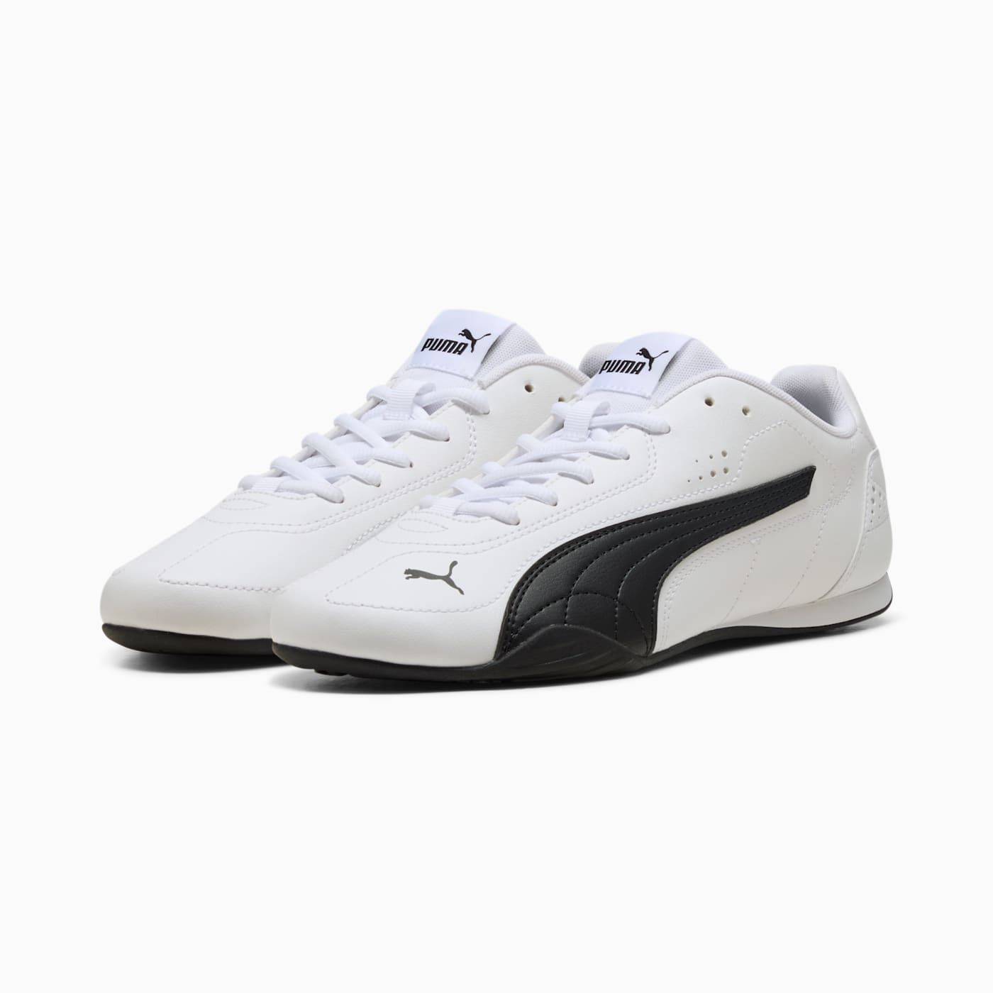 PUMA CATCH PUMA White-PUMA Black - Clean Studio Shot