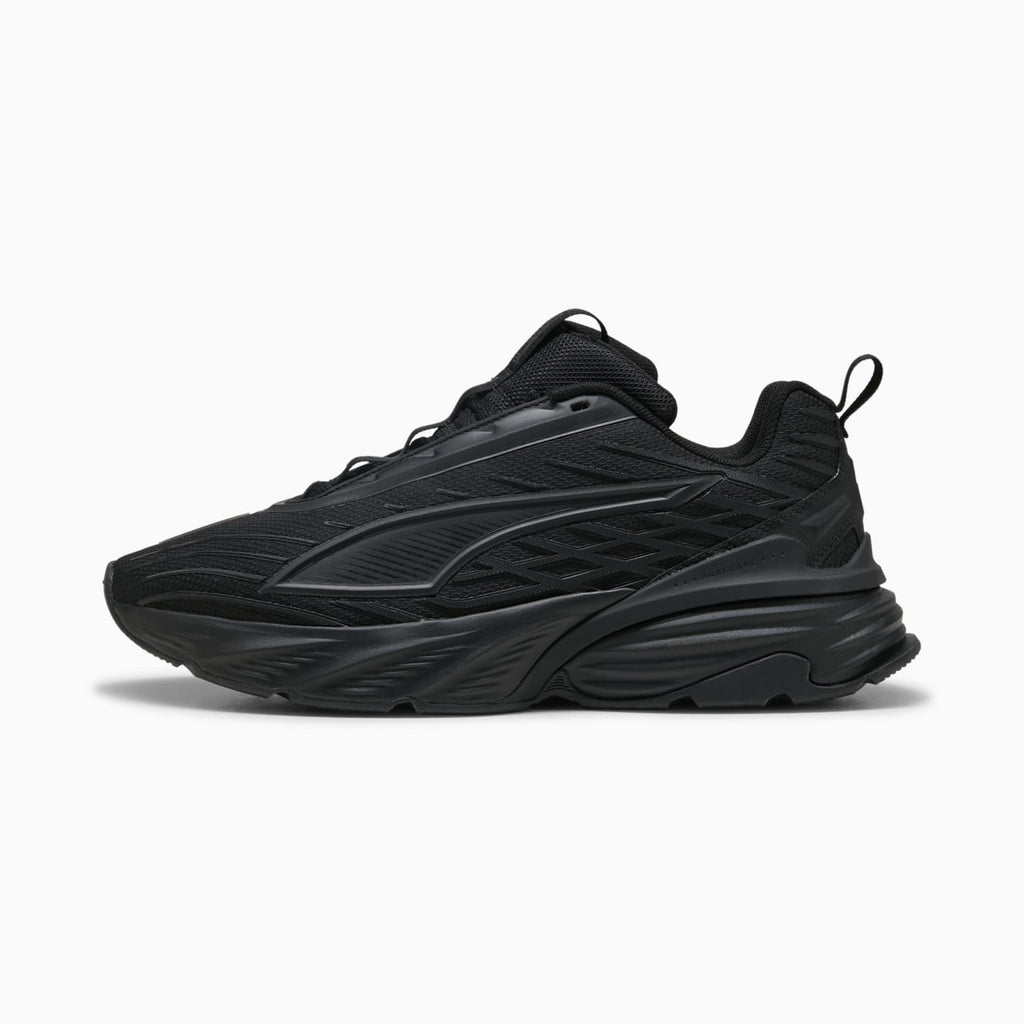 Fade Nitro V1 Football Men's Shoes - PUMA Black - Side Profile - Lateral