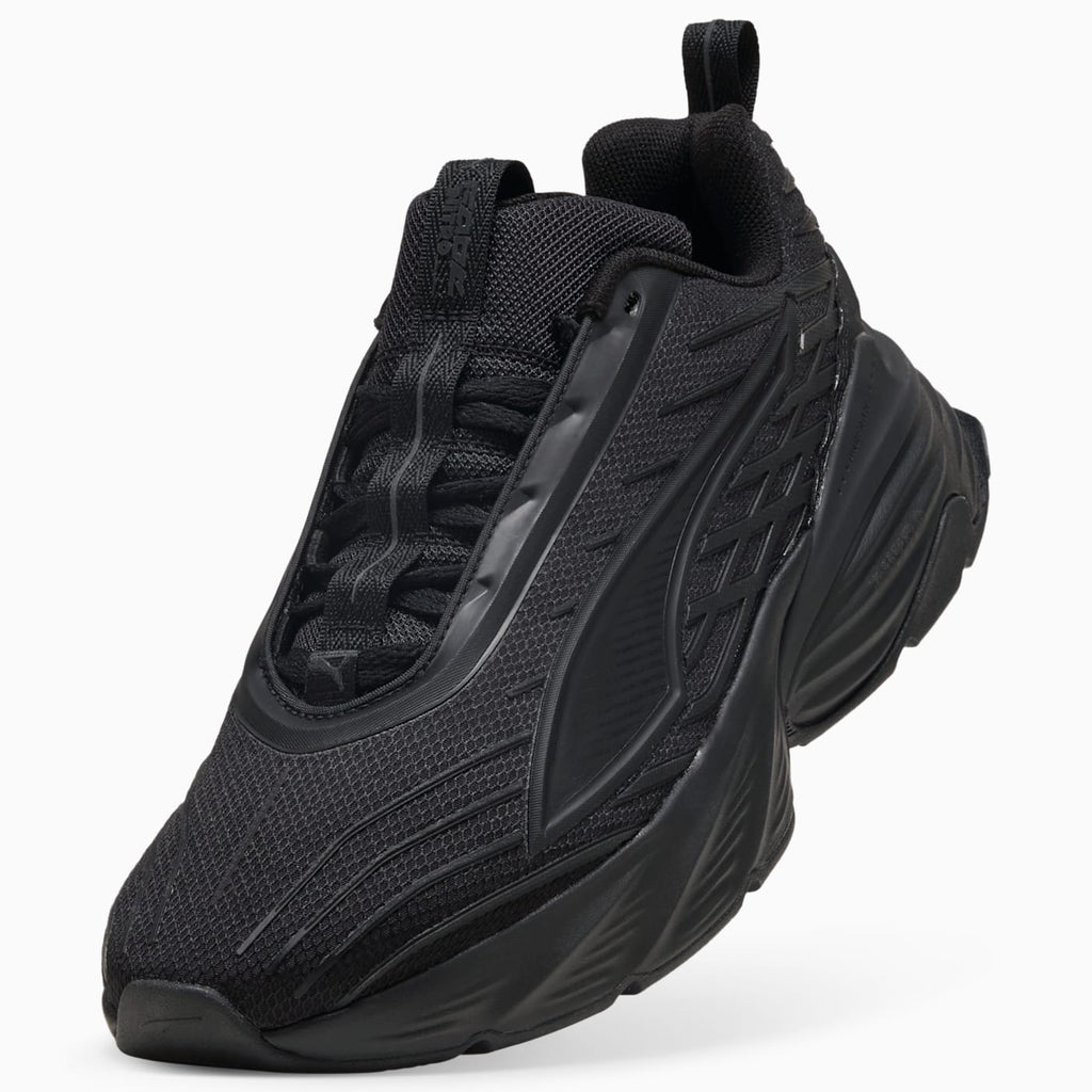 Fade Nitro V1 Football Men's Shoes - PUMA Black - Angled Studio / Lifestyle Shot